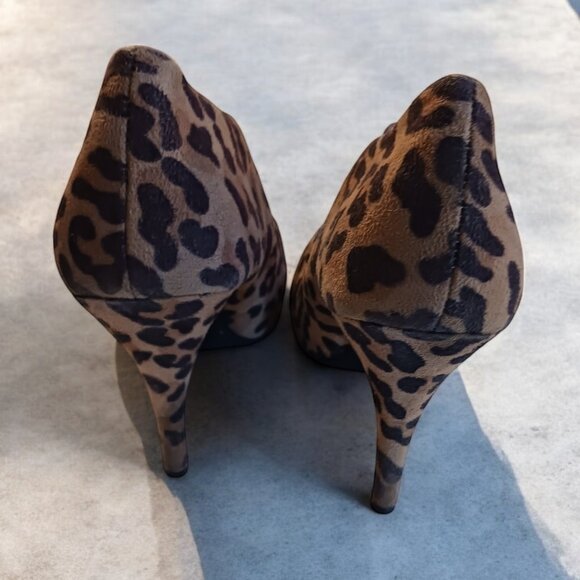 Christian Siriano Leopard Print Ankle Booties – Payless Collaboration, Size 6.5 - Picture 4 of 12